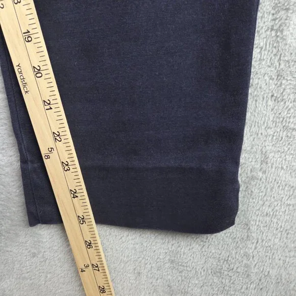 J. Jill Essential Cotton-Stretch Pull-On Pants, Dark Navy Blue - Picture 5 of 7
